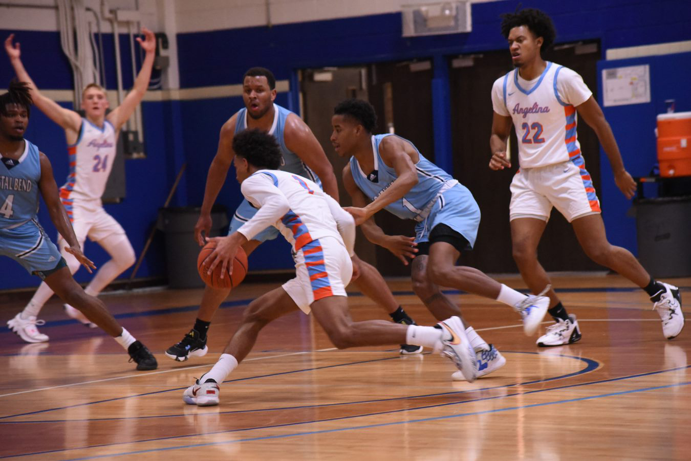 Jayden Jackson Trying to Contain the Road Runners