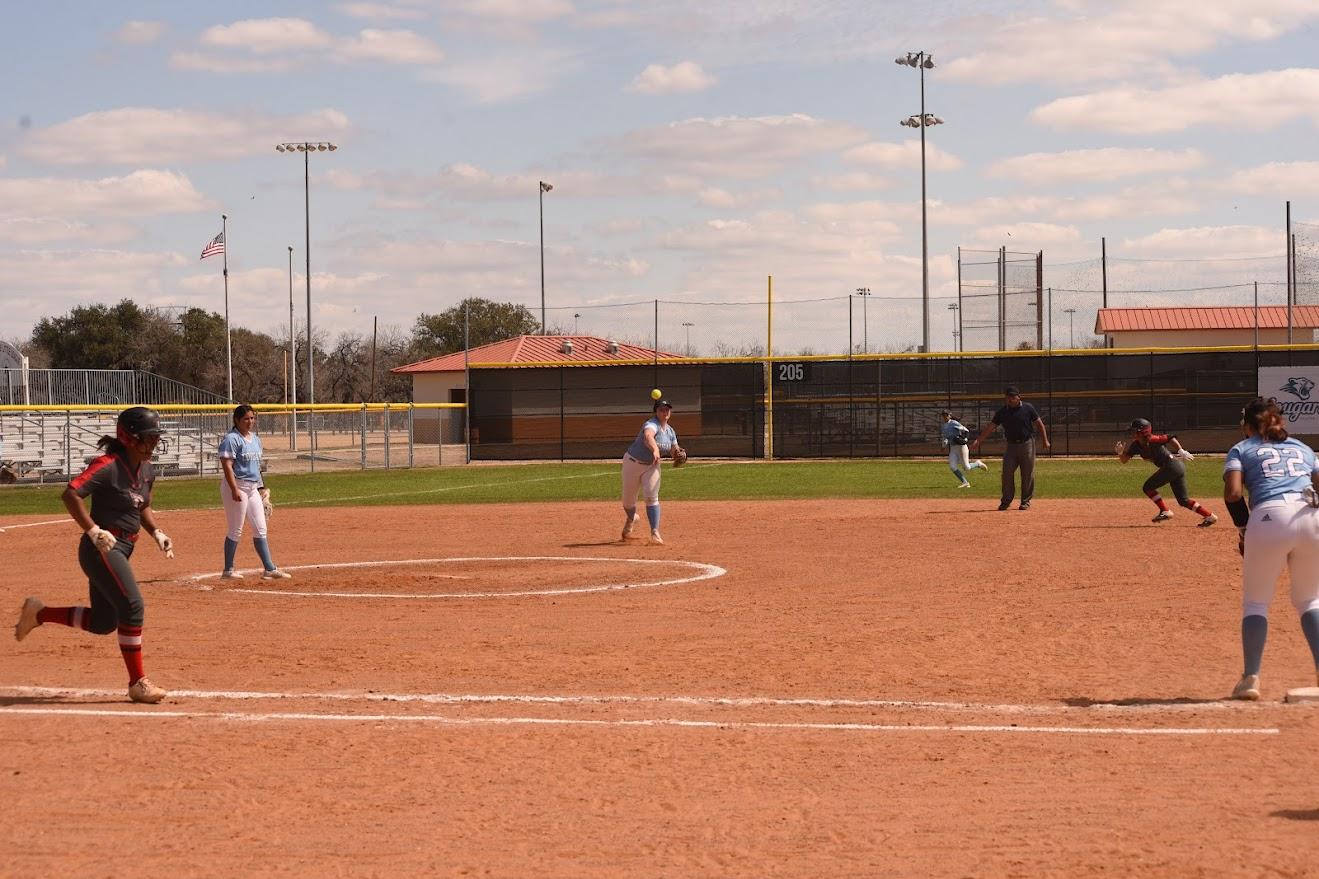 Cougar Softball Ousted On The Road