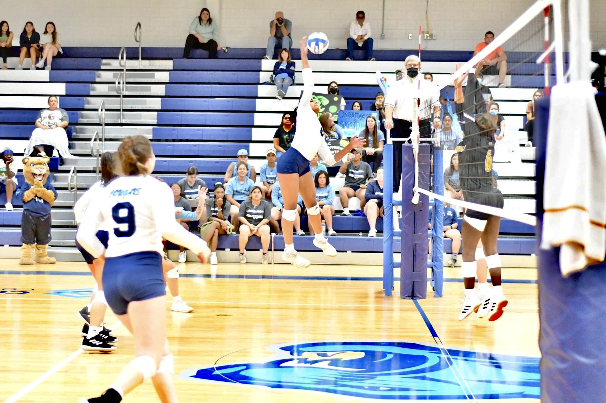 Cougars Take Tri-Match at Home